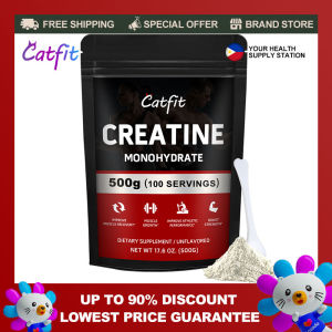 Catfit Creatine Monohydrate Powder Post Workout Faster Muscle Recovery Muscle Increase Builder and Increase Energy for Exerciser