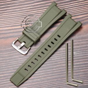 Resin Strap Suitable for Casio G-shock GST-B100 GST-210 GST-W300 Mens Sports Waterproof Silicone Watch Band Bracelet