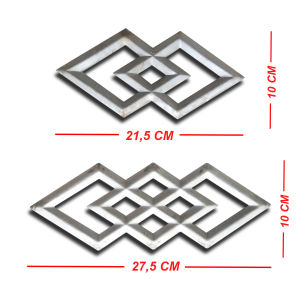 WAJIK TUMPUK 3 DAN 2 TAMPILAN 2 SISI BOLAK BALIK / WAJIK SUSUN 2 PAGAR GERBANG / WAJIK SUSUN 3 ORNAMEN PAGAR BESI
