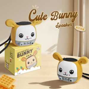 Speaker Portable Bluetooth Mini Soft & Cute BUNNY Wireless Waterproof
