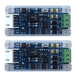ระดับ3.3/5V เพื่อ RS485แผลงที่แปลงแยกแบบอนุกรมที่เข้ากันได้แบบกว้างและรองรับแรงดันไฟฟ้าที่ยืดหยุ่น5V/3.3V