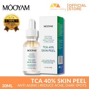 MOOYAM TCA 40% Skin Peel  Anti-aging Reduce Acne And Dark Spots Even Skin Tone Cleanses Shrink Pores And Brightens Skin Tone Reduces Wrinkles And Fine Lines Peeling Solution With Malic Acid And Citric Acid Natural Exfoliation of Skin