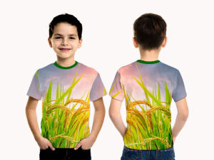 kaos baju pria wanita padi jersey beras padi kaos sayuran kaos unik balap kaos printing 3d fullprint