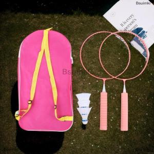 [COD] Bsuimki Trẻ Em Trọng Lượng Nhẹ Cầu Lông Vợt Gia Đình Trò Chơi Đồ Chơi Đôi Vợt Bộ Đi kèm Với Mang Ba Lô Trẻ Em Thiết Bị Thể Thao