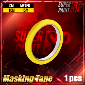 Masking Tape LTI 6/10/15/17/20/45mm HIGH TEMP Paper Painting Type Salotape Crepe Tape Kertas Packaging Tape DIY Masking