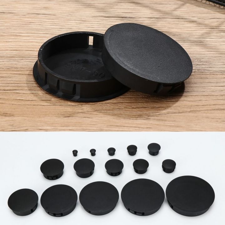 【COD&Ready Stock】8pcs/pack Black Round Plastic Hole Plug Hole