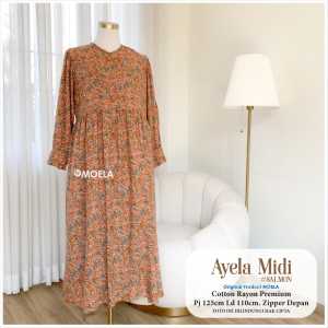 1407 AYELA MIDI DRESS GAMIS BY MOELA