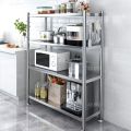AKIRO Malaysia Stainless Steel Heavy Duty Multilayer Racks Household Kitchen Shelves Pots Organizing Shelves Microwave Oven Storage Rack Laundry Shelf Rak Dapur Rumah Rak Tandas 收纳架. 