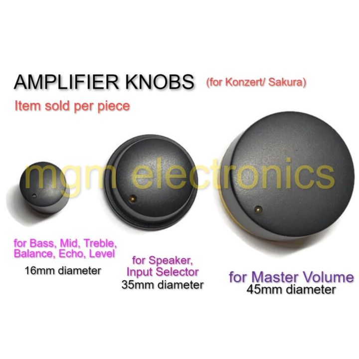 Volume Control KNOB for Amplifier Lazada PH