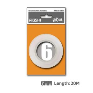 Model Hard Edge Tape Line Scribing Guide Carving Cutting Masking Tape Length 20m for Mecha Model Panel Line Scribing Tool Accurate Positioning Fitting Model Tool