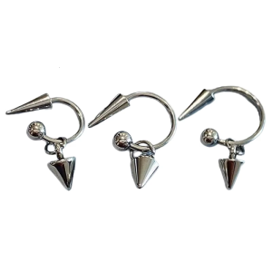 Thời Trang Bông Tai Kẹp titaniums thép Hoa tai mà không cần xuyên cần phụ kiện hiện đại cho trang phục hàng ngày