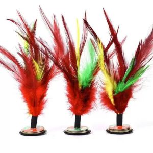 {EASY PLAY}Foot Kick Shuttlecock China Jianzi Sports Childhood Kids Traditional Game