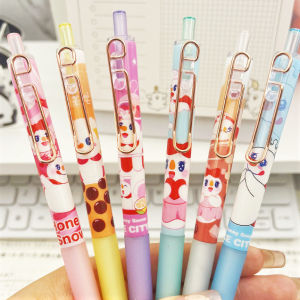 Gratis Ongkir - Set Pena Kartun Isi 6 PCS / Pulpen Mekanik / Bolpoin Mekanik Motif Kartun