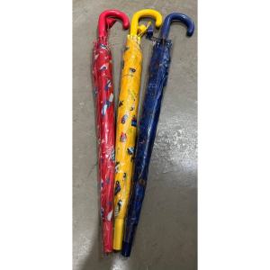 YH 16inches umbrella pongee uv tela for kids character design (sun/rainwind proof)