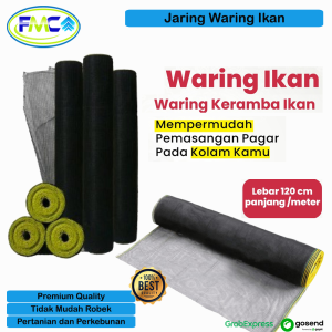 Jaring Waring Ikan Hitam Net Pagar Kebun Tanaman Kolam Kandang Ayam Anyaman Jaring Plastik Premium Quality