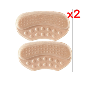 แผ่นกันรองเท้ากัดมีปุ่มกันลื่น ไม่ติดส้นเท้า ขนาดใหญ่ เนื้อผ้านิ่มไม่ละคายเคือง ภายในบุฟองน้ำนิ่มสบาย แผ่นกาวบุเต็มแผ่น กาวเหนียว แรงยึดสูง A082