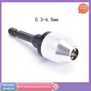 Graceful 1 4 Hex Shank Keyless Drill Chuck Quick Change Bit Driver Converter Adaptor