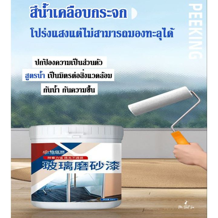 YBLสีทากระจกใส สีเคลือบกระจกฝ้า ป้องกันกระจกใสจากภายนอก ไม่กระทบแสงสว่าง