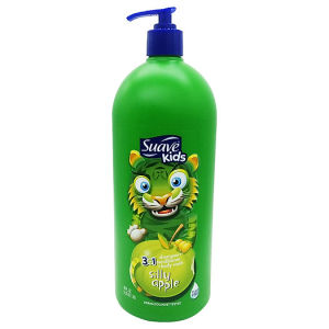Sữa tắm gội xả cho bé Suave Kids 3 in1 hương trái không cay mắt  Mỹ 532 ML