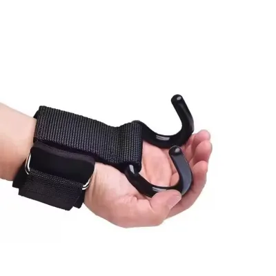 1/2pcs Dumbbell Wrist Guard Weight Lifting Hooks for Deadlift Chin up Fitness Training Equipment Pull-Up Support 助力钩