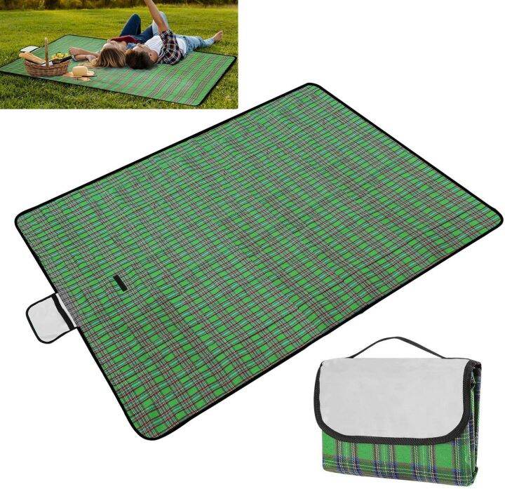 Fold up store picnic mat