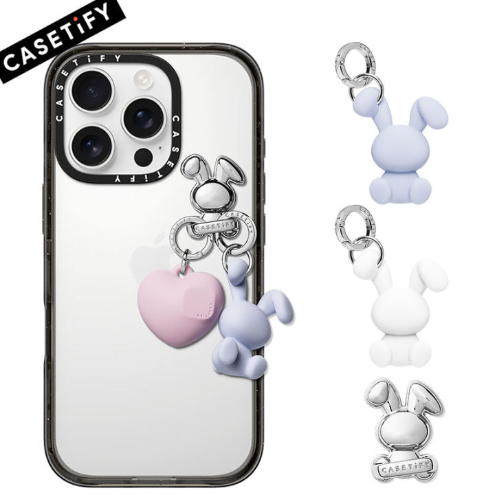 CASETiFY PHONE CHARM ストラップ Casetify Bunny Charm Keychain Phone Strap - Universal Phone