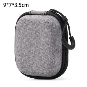 MUSCLEX 1Pcs Earphone/Phone/Charging Cable EVA Storage Bag For Airpod Mini Pouch Carrying Bag Portable Zipper Earphone Case