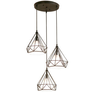 PLH Nordic Dining Pendant Ceiling Light E27 Tri-Tones
