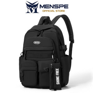 MENSPE Fashion Men’s Backpack Large Capacity Backpack Portable Commuting Leisure Bag Travel Laptop Backpack Waterproof Business Student Bag