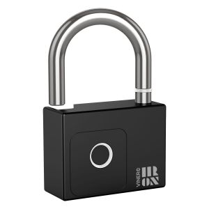 Vinero Iron Smart Padlock Fingerprint Bluetooth Water Resistant IP65
