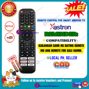 ASTRON Smart TV Remote Replacement [NEW VERSION] Astron Remote for Smart TV ASTRON SMART Android TV Remote alluremarketplace2ND