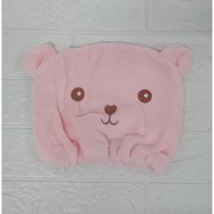 GTB - R513 Handuk Keramas Mandi Topi Handuk Pengering Rambut Kepala Hair Tower Shower Cap Karakter Bear Import
