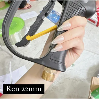 Dụng cụ xịt rửa cao áp cho máy rửa xe (súng đen loại ren 22mm – 14mm)