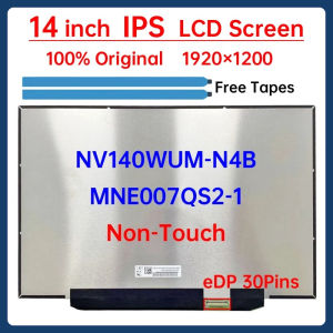 14" IPS Laptop LCD Screen NV140WUM N4B NV140WUM-N4B MNE007QS2-1 Display Matrix Panel Replacement 1920x1200 eDP 30 Pins Non-Touch