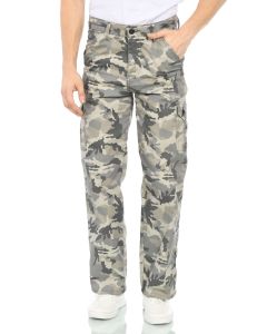 Celana Cargo Camo Loreng Panjang Pria Model Gombrang Bahan Non streach Tidak meral ukuran 27-40