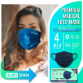 Neutrovis/Zero Degree safety plus 4 Ply Adult Face Mask Disposable Medical Mask Great Protection Medical Surgical Premium Face Mask 3PLY HOWMASK  Pelitup Muka 50pcs box. 