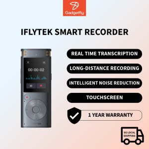 iFLYTEK Smart Recorder - Multi-language Smart Speech to text transcription Digital Voice Recorder/Full Offline Real-Time Transcription