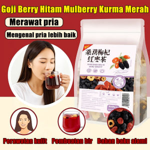 🔥Teh Bunga Kering Kurma Merah Murbei Hitam Wolfberry Merah Wolfberry Merah Kombinasi Teh Bunga Dan Buah Dikemas Secara Individual/Black wolfberry mulberry red date tea Teh Bunga Sehat