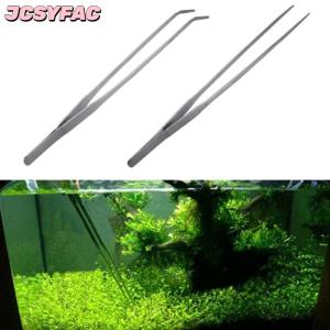 JCSYFAC Nhíp bể cá bằng thép không gỉ Kìm dụng cụ kẹp dụng cụ thủy sinh trồng cây bể cá