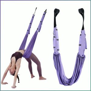 เชือกยืด การสร้างรูปร่าง โยคะในอากาศ เทรนเนอร์ยืด ม้าตัวหนึ่ง เรียบ หัวเข็มขัดปรับได้ มีความแม่นยําสูง