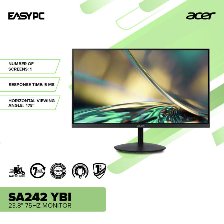 EasyPC | Acer SA242 Ybi 23.8 inches / KA242Y Ybi 23.8 inches 75Hz ...