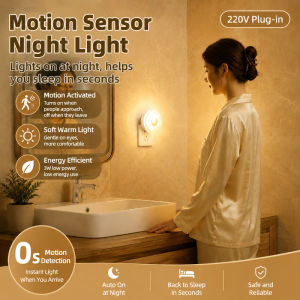 Dual Sensor Smart Night Light LED Dusk To Dawn Motion Activated Auto Night Lamp Bedroom Corridor Stairway Indoor Nightlight