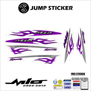 Stiker Striping Mio 2003 - 2013 OLD - Sporty - Garnis - Smile grafis variasi 012