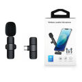 Dual Wireless Lavalier Microphone System with Receiver Plug & Play, Noise Reduction, for Smartphones, Vlogging, Interviews & Content Creation. 