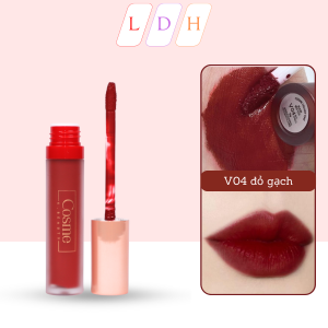 Son Kem Lì CSOME velvet tint mịn như nhung màu sắc rõ nét màu sắc rõ nét nhẹ môi không làm khô môi. V03 đỏ nâu trầm