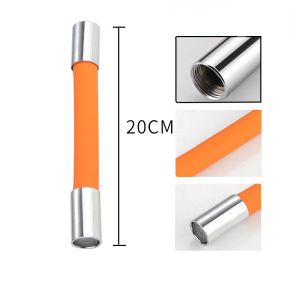 JE.ID Selang Air Flexible / Sambungan Kran Air Universal 360° / Selang Flexible Ekstensi Kran Air / Selang Pipa SambunganN Kran Selang Flexible Selang Bengkok 20CM 30CM