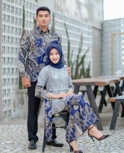 100% TERMURAH BATIK INDO STORE Baju Batik couple - Batik - Baju Muslim Wanita Terbaru 2021 - kebaya Coupel Modern - Gamis Batik - Black Dress - Batik Pria - Couple Batik - Batik Sarimbit - Batik Kondangan - batik Keluarga BT1012 SET