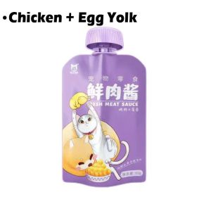 80g Cat Wet Food Tuna Beef Mayonnaise Meat Sauce Moisturizing Nutrition Cat Treats Cat Food Cat Snacks