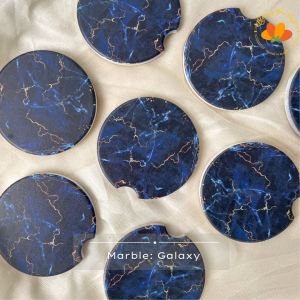 Round Coaster Concrete / Tatakan bulat / Tatakan gelas / Piring souvenir pernikahan souvenir ulang tahun kado unik lucu aesthetic