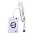 ACR122U NFC RFID Reader USB Smart Card Writer SDK M-ifare Copy Clone Software Copier Duplicator Writable S50 13.56mhz UID. 